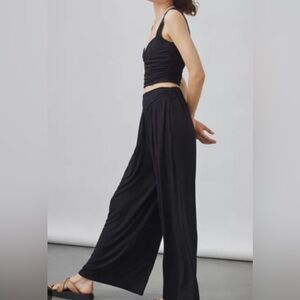 Anthropologie Maeve two piece crop tank and pants set Medium 🖤